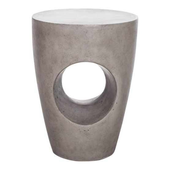 AYLARD OUTDOOR STOOL DARK GREY
