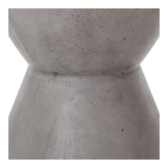 HOURGLASS OUTDOOR STOOL GREY DARK GREY - Image 2