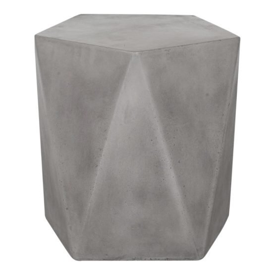 GEM OUTDOOR STOOL GREY DARK GREY