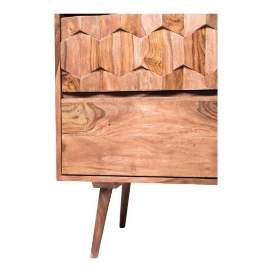 O2 3 DRAWER NIGHTSTAND NATURAL - Image 5