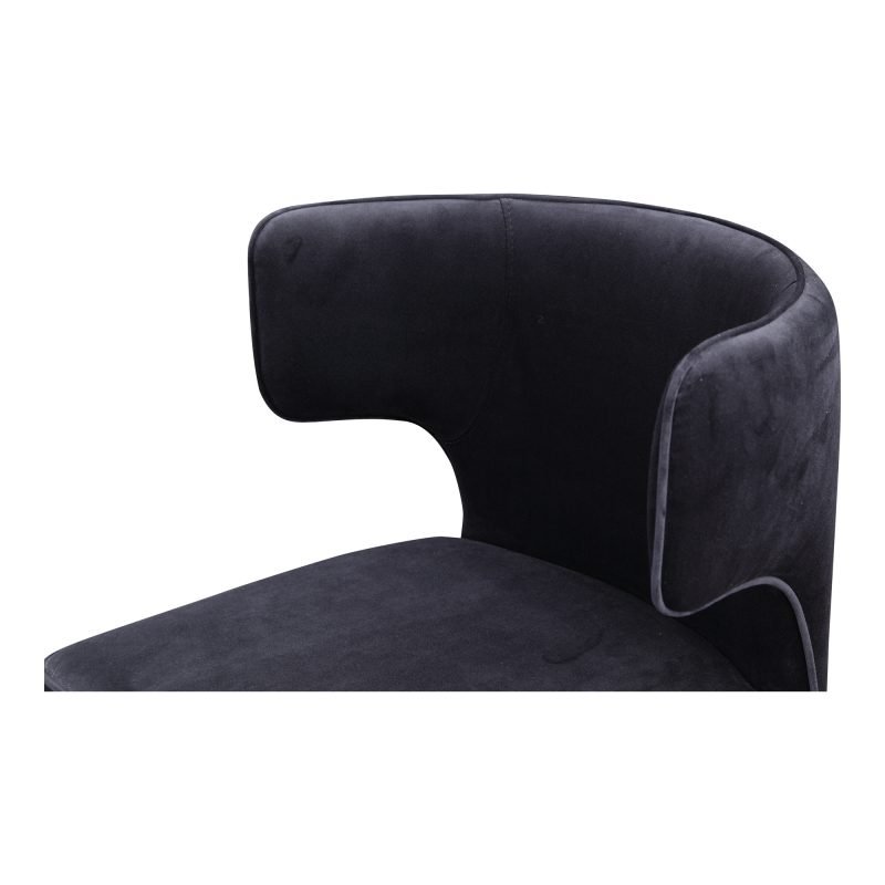 JENNAYA DINING CHAIR BLACK - Image 4