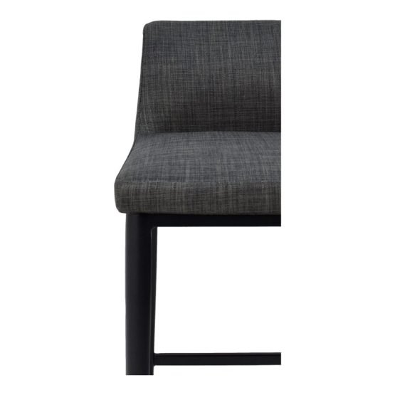 BARON COUNTER STOOL CHARCOAL GREY - Image 5