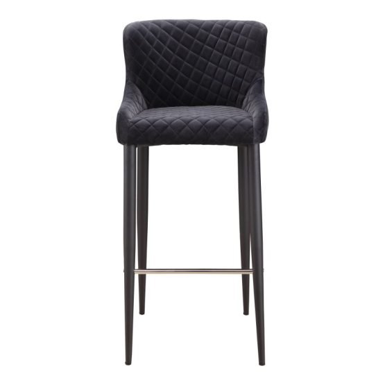 ETTA BAR STOOL DARK GREY