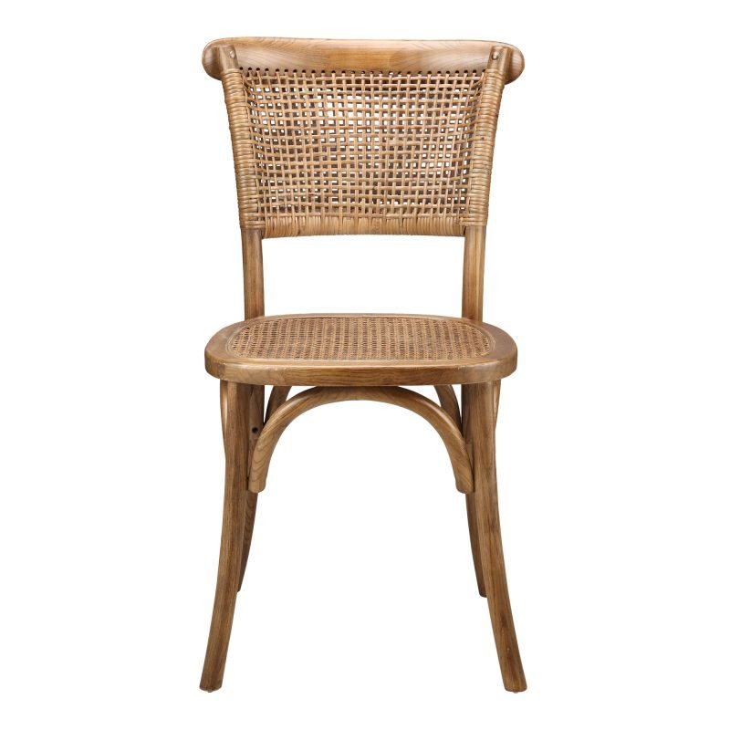 CHURCHILL DINING CHAIR - SET OF TWO LIGHT BROWN