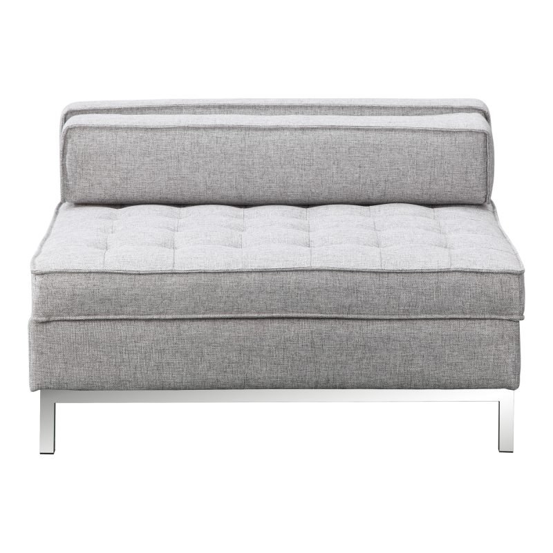 COVELLA STORAGE OTTOMAN LIGHT GREY