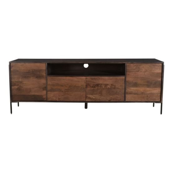 TOBIN ENTERTAINMENT UNIT LIGHT BROWN