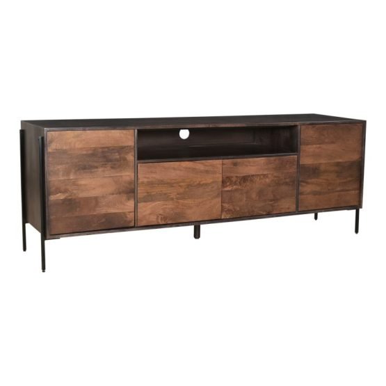 TOBIN ENTERTAINMENT UNIT LIGHT BROWN - Image 2
