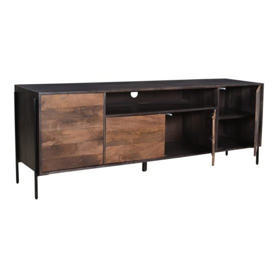 TOBIN ENTERTAINMENT UNIT LIGHT BROWN - Image 3