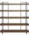 VANCOUVER BOOKSHELF LARGE LIGHT BROWN