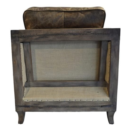 DARLINGTON CLUB CHAIR LIGHT BROWN - Image 3