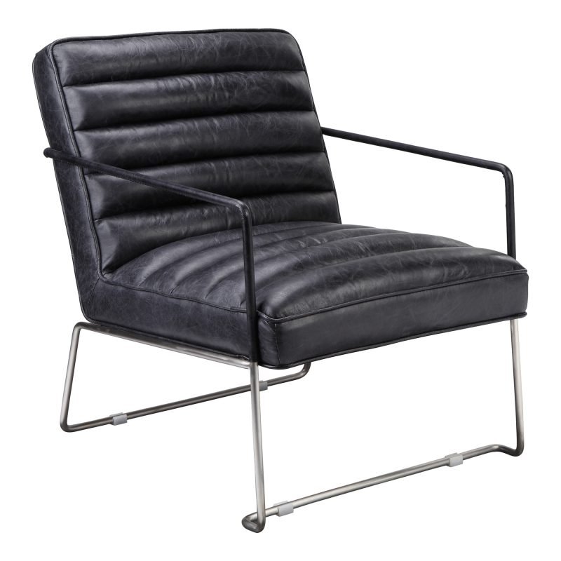 DESMOND CLUB CHAIR BLACK - Image 2