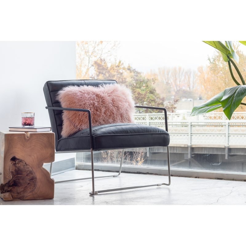 DESMOND CLUB CHAIR BLACK - Image 4