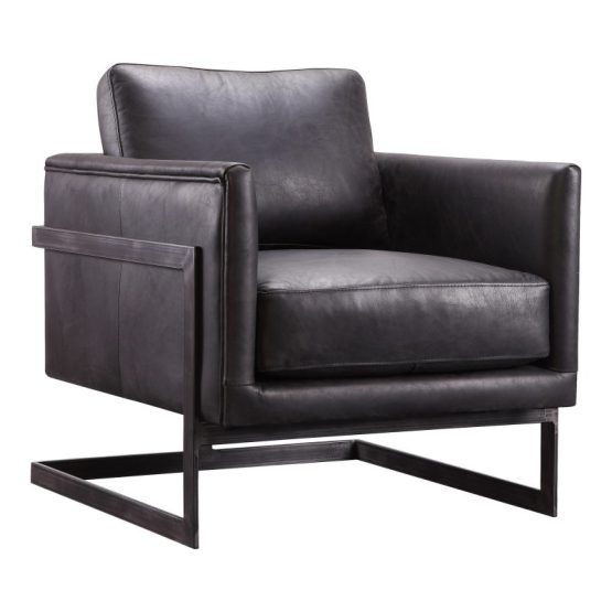 LUXLEY CLUB CHAIR BLACK - Image 2