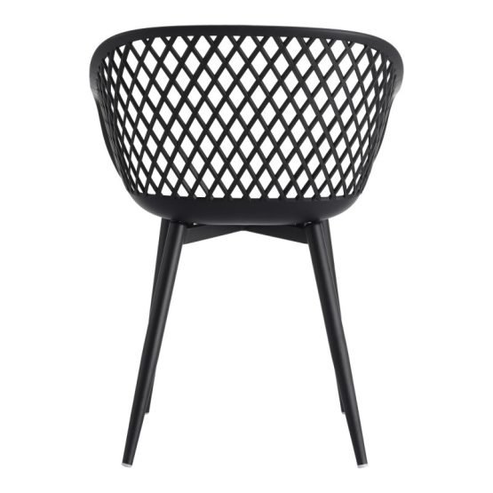 PIAZZA OUTDOOR CHAIR - SET OF TWO BLACK - Image 4