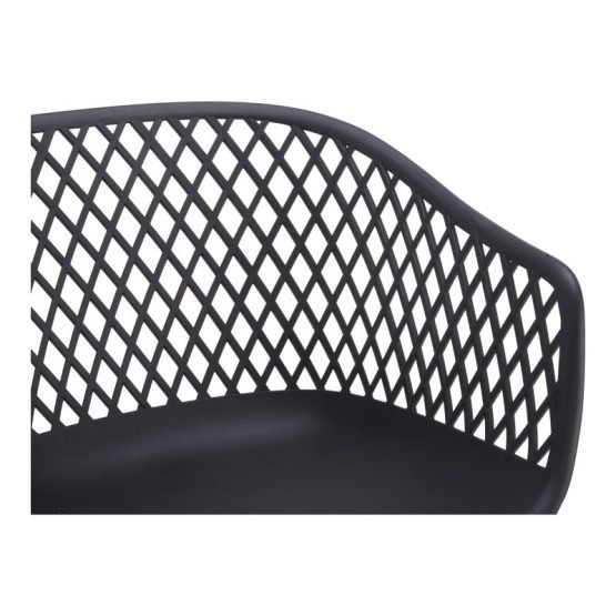 PIAZZA OUTDOOR CHAIR - SET OF TWO BLACK - Image 5