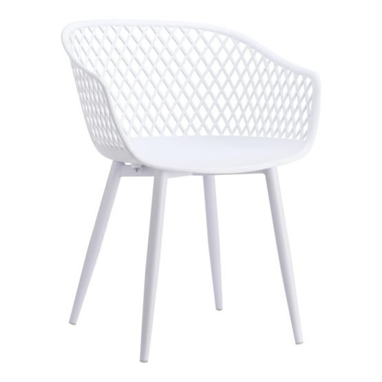 PIAZZA OUTDOOR CHAIR - SET OF TWO WHITE - Image 2