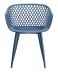PIAZZA OUTDOOR CHAIR - SET OF TWO BLUE