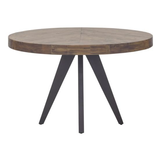 PARQ ROUND DINING TABLE AMBER CAPPUCCINO