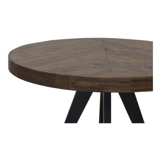 PARQ ROUND DINING TABLE AMBER CAPPUCCINO - Image 2