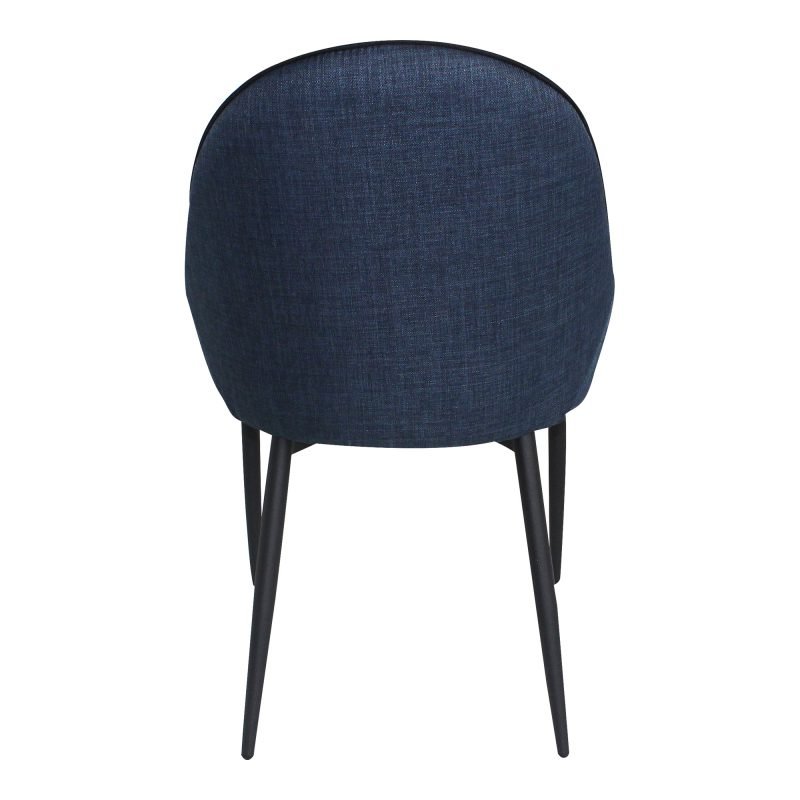 LAPIS DINING CHAIR DARK - SET OF TWO BLUE - Image 4