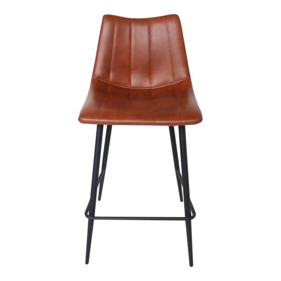 ALIBI COUNTER STOOL - SET OF TWO BROWN