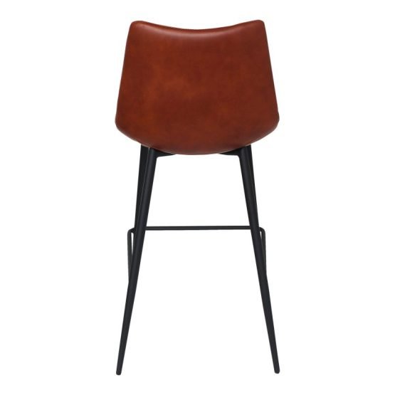 ALIBI COUNTER STOOL - SET OF TWO BROWN - Image 3