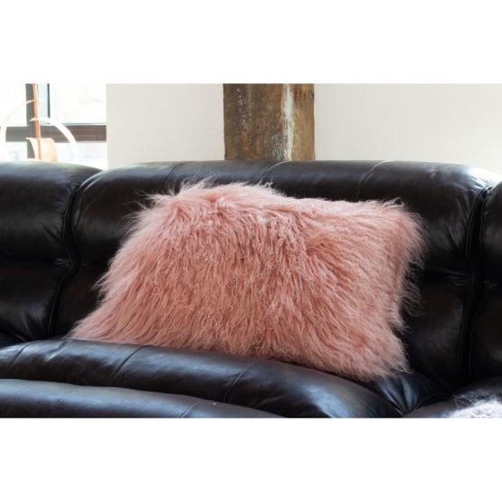 LAMB FUR PILLOW PINK - Image 8