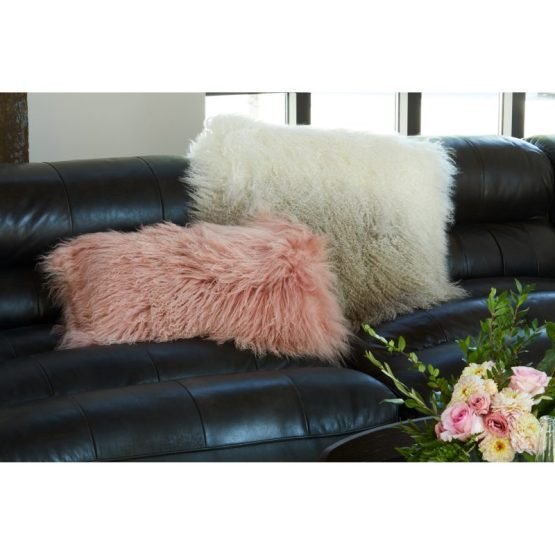 LAMB FUR PILLOW PINK - Image 10