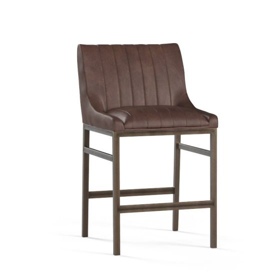 Halden Counter Stool Vintage Cognac - Image 2
