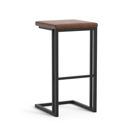 Boone Barstool - Black Bravo Cognac - Image 7