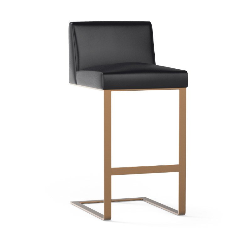 Dean Barstool - Antique Brass Cantina Black - Image 7