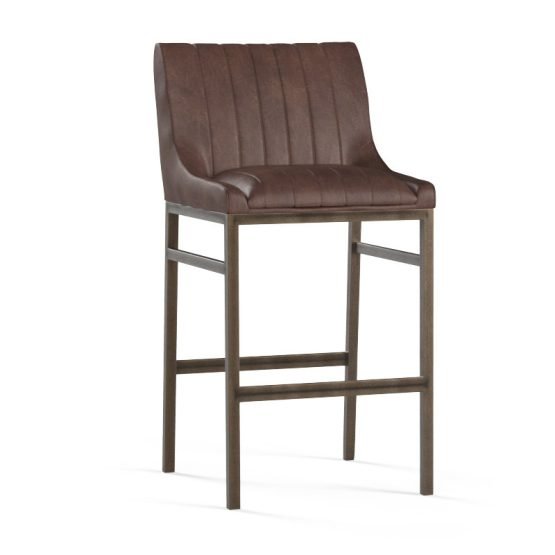 Halden Barstool Vintage Cognac - Image 2