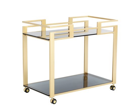 Avondale Bar Cart Gold - Image 2