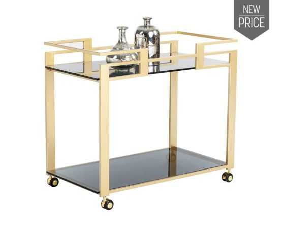 Avondale Bar Cart Gold