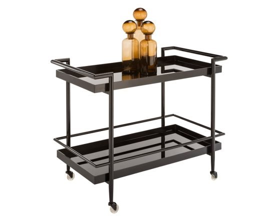 Livingston Bar Cart Black
