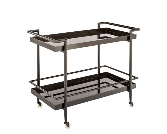 Livingston Bar Cart Black - Image 2
