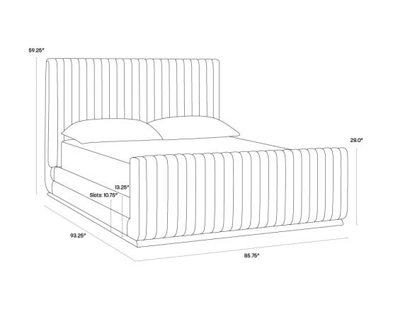 Hylan Bed Hemingway Marble - Image 3