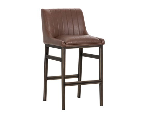 Halden Barstool Vintage Cognac
