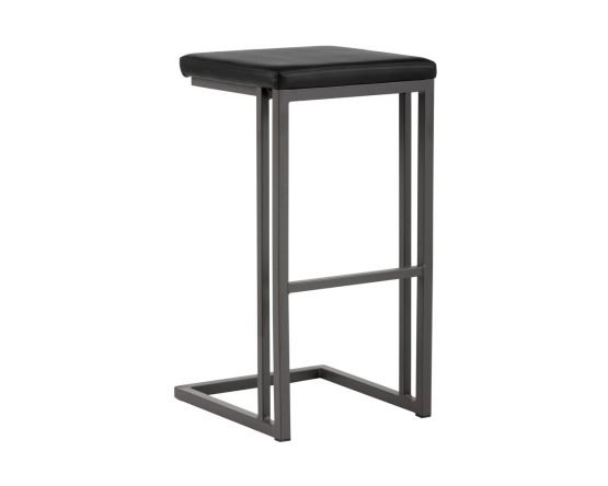 Boone Barstool - Grey Onyx