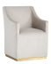 Zane Wheeled Dining Armchair Piccolo Prosecco