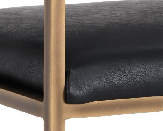 Ventouz Dining Armchair Vintage Black - Image 3