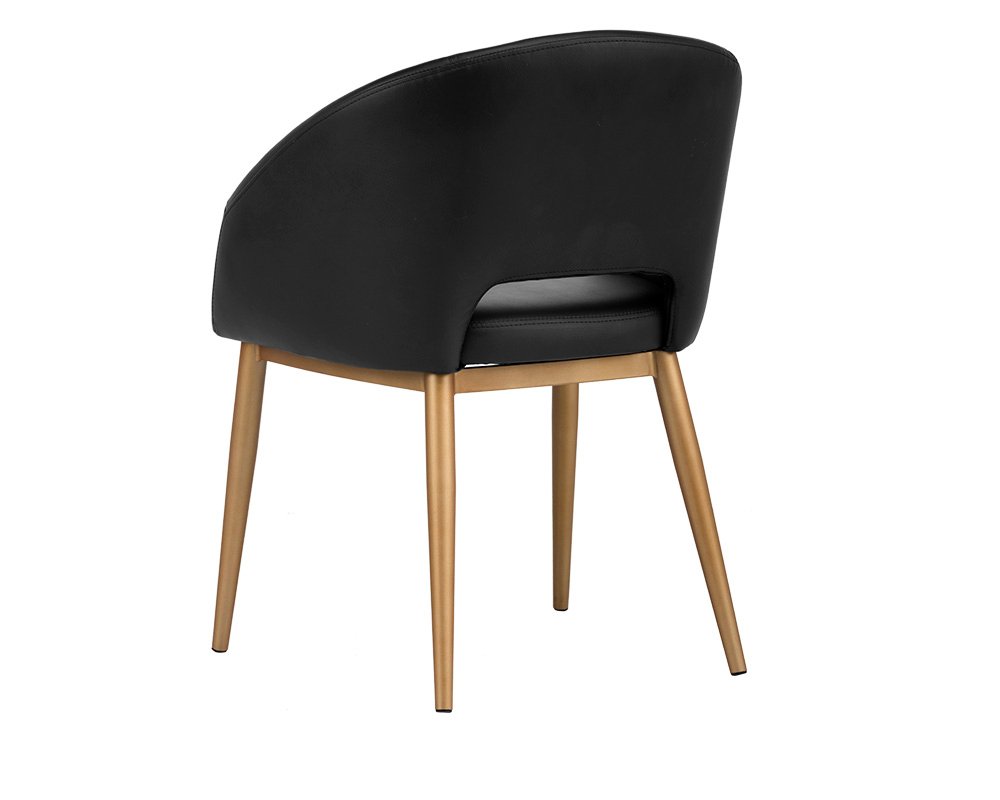 Thatcher Dining Armchair - Champagne Gold Onyx - Image 8