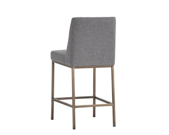 Leighland Counter Stool Dark Grey - Image 3