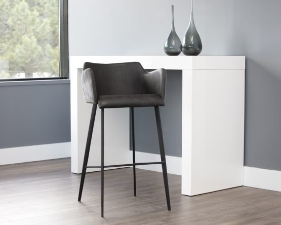Griffin Barstool Town Grey / Roman Grey - Image 2