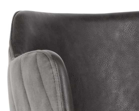 Griffin Barstool Town Grey / Roman Grey - Image 4