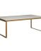 Evert Coffee Table - Low White Marble