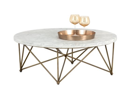 Skyy Coffee Table - Round White