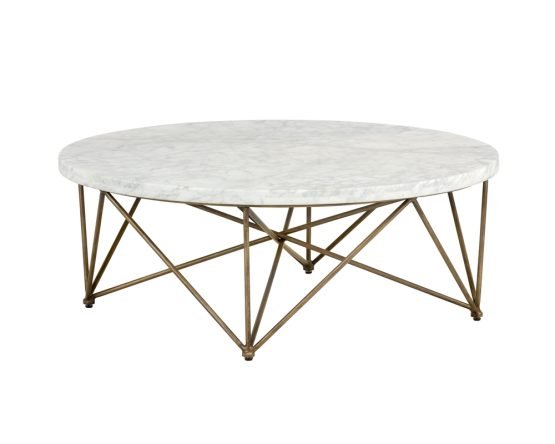 Skyy Coffee Table - Round White - Image 2