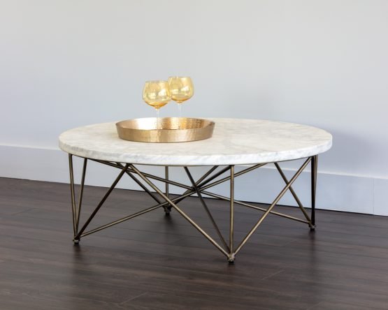 Skyy Coffee Table - Round White - Image 4