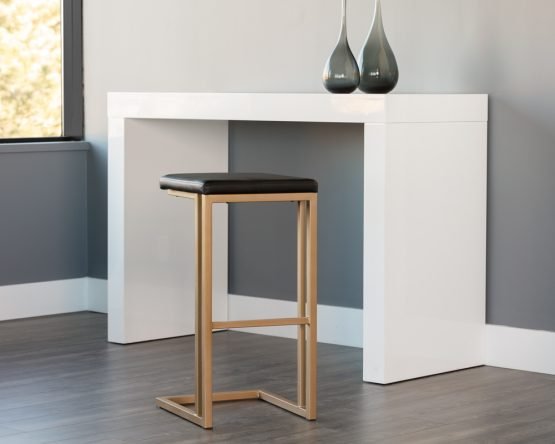 Boone Barstool - Champagne Gold Onyx - Image 3
